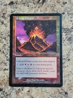 MTG URBORG VOLCANO (Foil) Invasion Played - Image 2