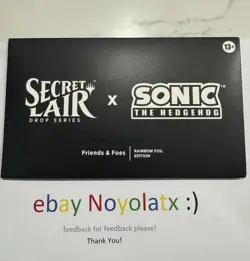 MTG Secret Lair x Sonic the Hedgehog Friends & Foes - Foil - Sealed - Image 1