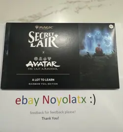 MTG Secret Lair x Avatar: A Lot To Learn - Foil - Sealed - Image 1