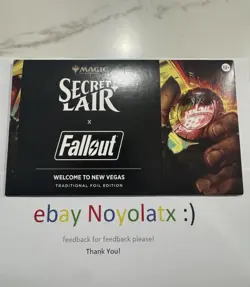 MTG Secret Lair x Fallout: Welcome to New Vegas - Foil - Sealed - Image 1