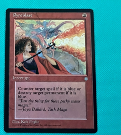 Pyroblast - Ice Age - MTG - Magic the Gathering - LP - Image 1