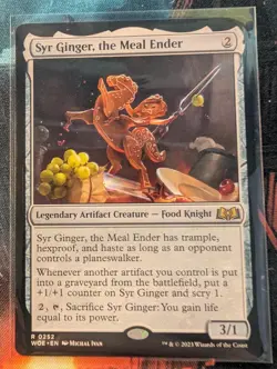 Syr Ginger, the Meal Ender 252 Rare Wilds of Eldraine Magic: The Gathering LP - Image 1