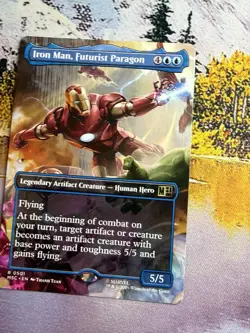 Iron Man, Futurist Paragon (Borderless) - 501 / English / Near Mint MTG - Image 1