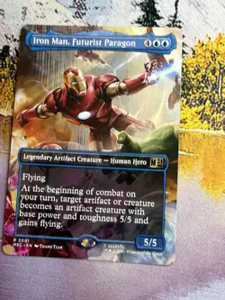 Iron Man, Futurist Paragon (Borderless) - 501 / English / Near Mint MTG - Image 2
