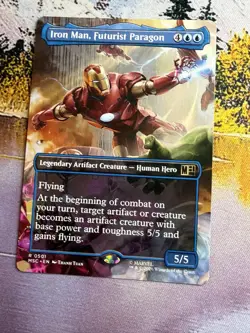 Iron Man, Futurist Paragon (Borderless) - 501 / English / Near Mint MTG - Image 4