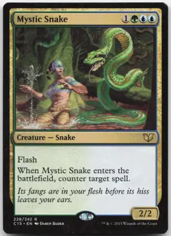 Mystic Snake - Commander 2015 - Rare - Magic: The Gathering - Image 1
