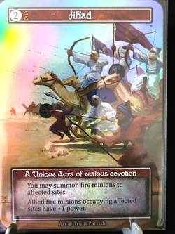 Sorcery Contested Realm Beta Ji Had Unique NM Foil - Image 1