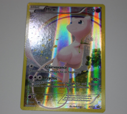 FULL ART Mew ULTRA RARE Pokemon Mythical Collection Promo XY110 Holo Foil - Mint - Image 1