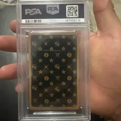 2016 ONE PIECE FILM: GOLD PLAYING CARDS ACE OF CLUBS GOL D. ROGER PSA 8 - Image 2
