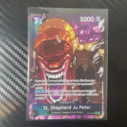 St. Shepherd JuPeter Alt Art OP13-084 Carrying On His Will One Piece TCG English - Image 1