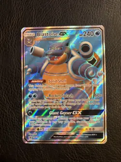 Pokemon Blastoise GX SM189 Black Star Promo Full Art - Image 1