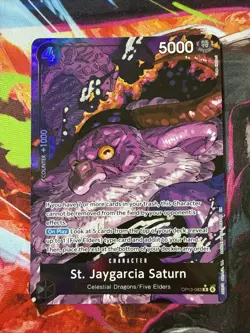 One Piece ~ St. Jaygarcia Saturn OP13-083 (Alt Art) Rare ~ Carrying on His Will - Image 1