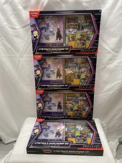 Pokemon TCG: Cynthia's Garchomp ex Premium Collection Lot of 4x - Image 1