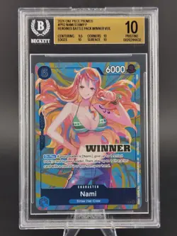 2026 ONE PIECE HEROINES BATTLE PACK WINNER #112 NAMI BGS 10 - Image 1