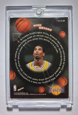 1997-98 Metal Universe Championship - All-Millenium Team - Kobe Bryant #7AM - Image 2