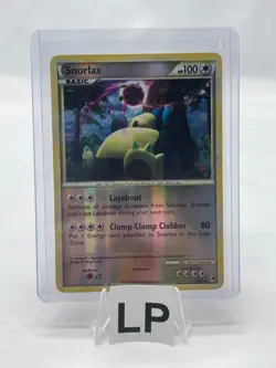 Reverse Holo Snorlax 33/95 Call of Legends Pokemon 2011 Kent Kanetsuna LP - Image 5
