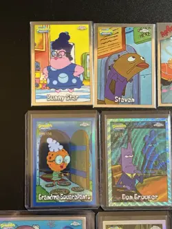 Topps Chrome SpongeBob SquarePants 60-Card Lot w/ Refractors & /# Inserts - Image 2