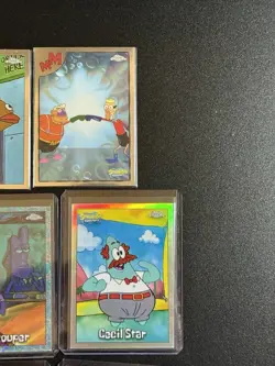 Topps Chrome SpongeBob SquarePants 60-Card Lot w/ Refractors & /# Inserts - Image 3