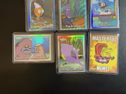 Topps Chrome SpongeBob SquarePants 60-Card Lot w/ Refractors & /# Inserts - Image 4