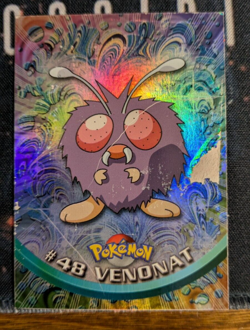 Pokemon Topps - #48 Venonat Foil Blue Label HP/DMG - Image 1