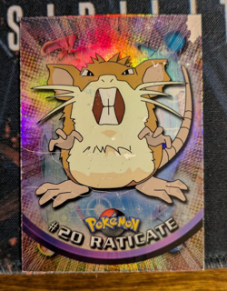 Pokemon Topps - #20 Raticate Foil Blue Label HP/DMG - Image 1