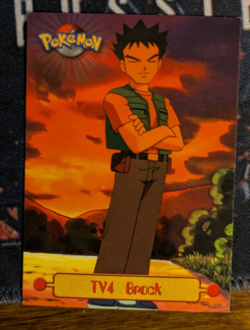 Pokemon Topps - TV4 Brock - Blue Label MP - Image 1