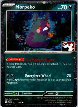 Morpeko Rare Prize Pack Series Cards 121/182 NM - Image 1