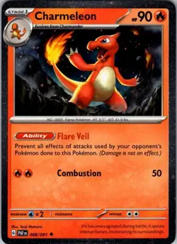 Charmeleon - (Cosmos Holo) Uncommon Miscellaneous Cards & Products 008/091 NM - Image 1