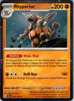 Rhyperior - 76/142 (Cosmos Holo) Rare Miscellaneous Cards & Products 076/142 NM - Image 1
