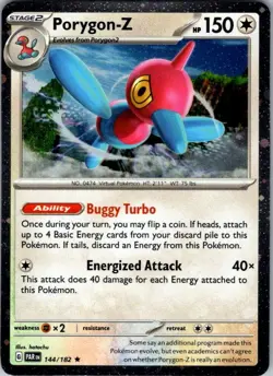 Porygon-Z - (Cosmos Holo) Rare Miscellaneous Cards & Products 144/182 NM - Image 1