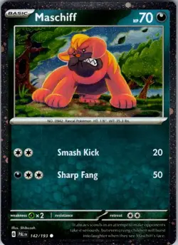 Maschiff - (Cosmos Holo) Common Miscellaneous Cards & Products 142/193 NM - Image 1
