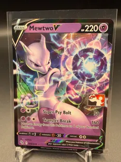 Mewtwo V 030/078 Ultra Rare Pokemon Prize Pack Series 3 Card NM Holo - Image 1