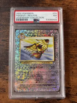Pokemon TCG 2002 Pidgeot Reverse Holo Rare Legendary Collection PS7 NM - Image 3