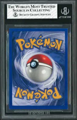 1999 Pokemon Jungle Clefable Square Cut Error Holo Rare #1 BGS 8 - Image 2