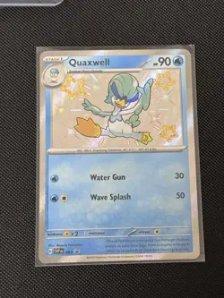 Pokemon TCG Quaxwell SVP083 Scarlet & Violet Promo Shiny Rare NM - Image 1