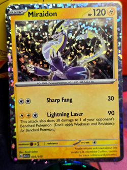 Pokemon TCG - 003/015 Miraidon Reverse Holo McDonald's Promo 2025 M24EN - Image 1