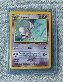 Nintendo Espeon 1/75 Neo Discovery 2001 Holo Rare Unlimited ENG 80HP - Image 1