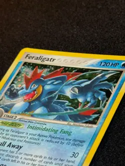 Feraligatr LP Rare Holo 2005 Pokemon Unseen Forces - 4/115 - Image 1