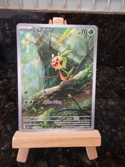 Chespin 087/086 Holo Illustration Rare Chaos Rising Pokemon Near Mint - Image 1