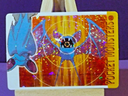 POKEMON POCKET MONSTERS VENDING PRISM STICKER 22 ZUBAT - Image 1