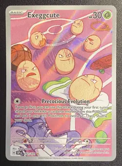Exeggcute Full Art IR 192/191 Pokemon TCG Surging Sparks Illustration Rare NM* - Image 1