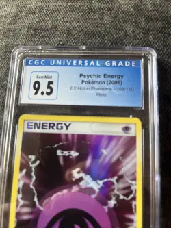 2006 Pokemon EX Holon Phantoms Psychic Energy Holo PSA 9.5 109/110 R4 - Image 2