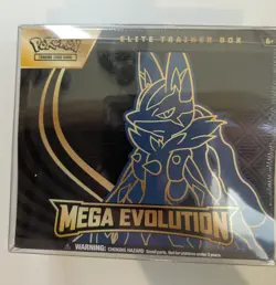 Mega Evolution Elite Trainer Box ETB Lucario Pokemon TCG Factory Sealed - Image 3
