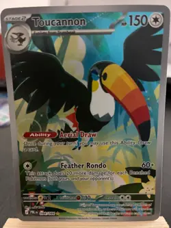 Toucannon 094/084 Illustration Rare Holo ME05: Pitch Black Pokemon TCG - Image 1