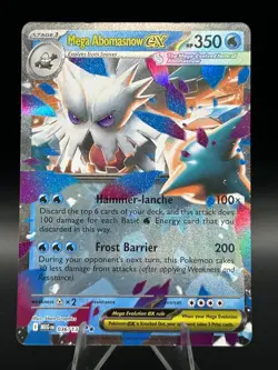 MEGA ABOMASNOW EX 036/132 DOUBLE RARE MEGA EVOLUTION POKEMON HOLO NEAR MINT 036 - Image 1