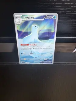 Pokemon Dewgong Phantasmal Flames Illustration Rare Full Art Holo 130 HP 097/094 - Image 1