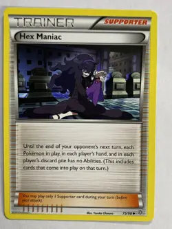 Pokemon TCG Hex Maniac Ancient Origins 75/98 Regular Uncommon trading card - Image 1