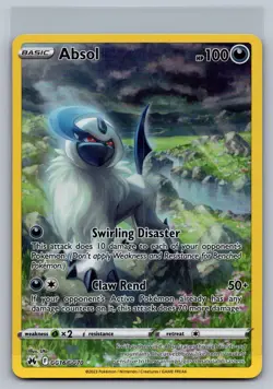 Absol GG16/GG70 Holo Crown Zenith Galarian Gallery Pokemon NM - Image 1