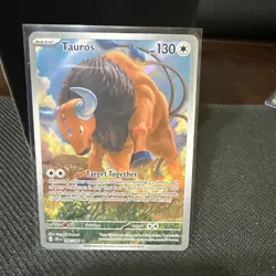 Tauros 096/086 Illustration Rare 2026 Pokemon Chaos Rising Full Art Card NM - Image 1