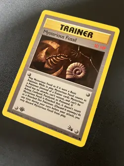 Pokemon 1st Edition Fossil Mysterious Fossil 62/62 LP WOTC Vintage 1999 - Image 3